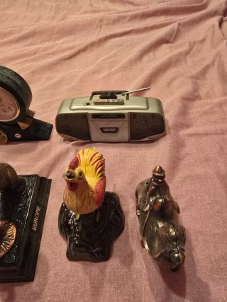 Figuras antiguas de hierro para mechero