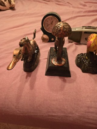 Figuras antiguas de hierro para mechero