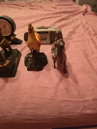 Figuras antiguas de hierro para mechero