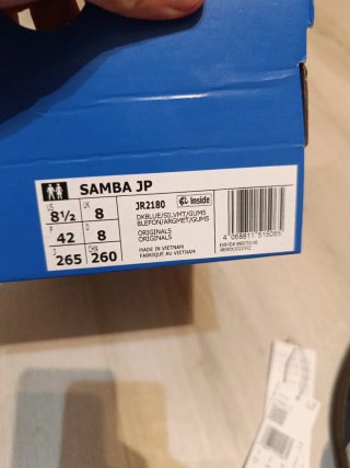 Botas Adidas Samba JP Azul Marino T42