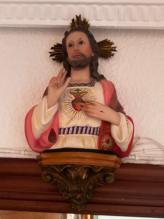 Conjunto de 5 imagenes religiosas de la casa Olot