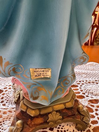 Conjunto de 5 imagenes religiosas de la casa Olot