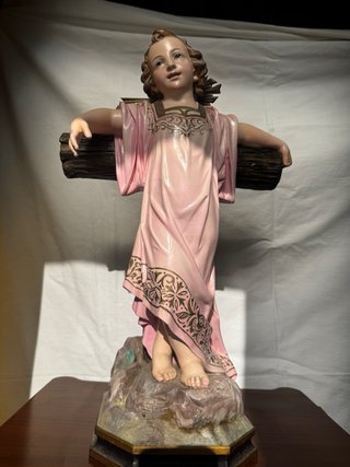 Conjunto de 5 imagenes religiosas de la casa Olot
