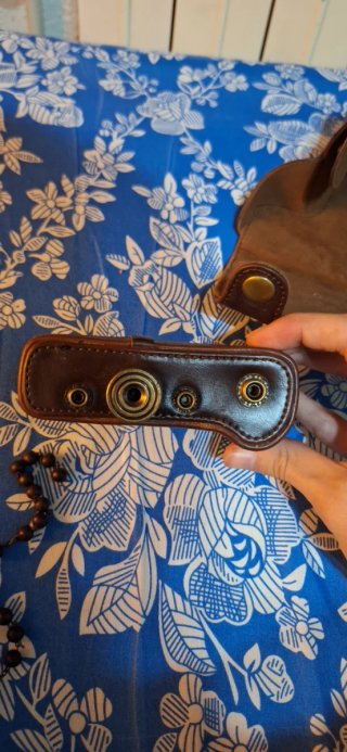 Funda de cuero para cámara