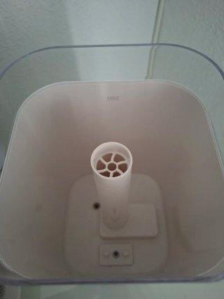 Humidificador Equation Blanco y Transparente