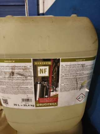 Sanigen limpiador desincrustante depósitos de agua