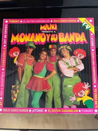 Vinilo LP Miliki presenta Monano y su Banda