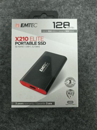 SSD Externo 128GB EMTEC X210 Elite USB-C