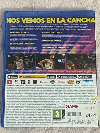 Juego PS5 NBA 2K24 Edición Kobe Bryant