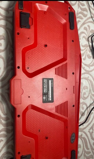 Teclado Gaming Negro y Rojo