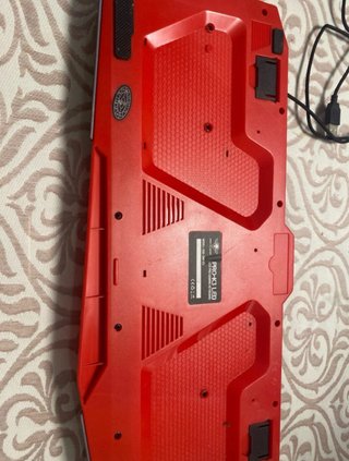 Teclado Gaming Negro y Rojo