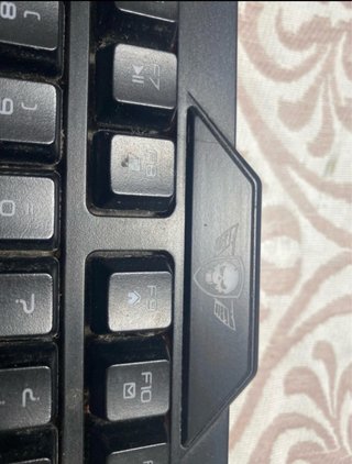 Teclado Gaming Negro y Rojo