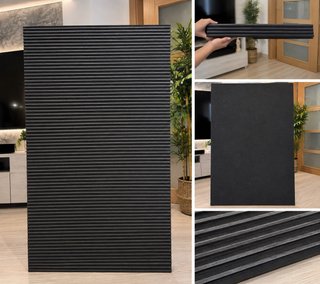 Panel Decorativo/Acústico Negro