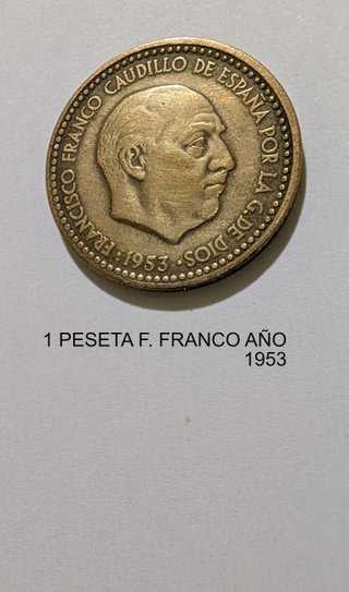 1 Peseta Franco 1953