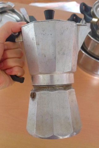 Set di pentole da cucina + caffettiera manuale