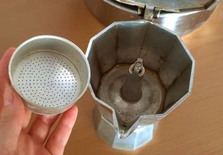 Set di pentole da cucina + caffettiera manuale