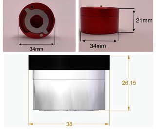 Antirrobo para tubos de escape moto UNIVERSAL