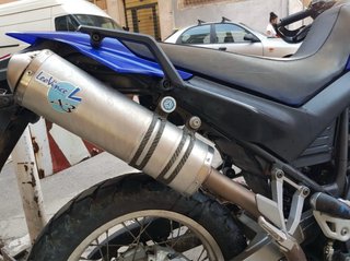 Antirrobo para tubos de escape moto UNIVERSAL