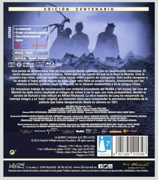 Blu-ray La Muerte Cansada( las 3 luces) Precintad