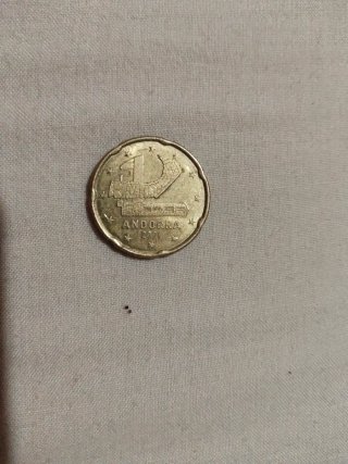 Moneda 20 Céntimos Andorra 2021