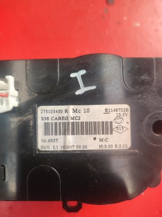 Mando climatizador renault 275105430r clio 1591