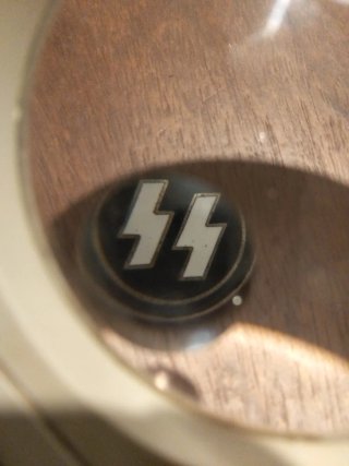 Insignia 2 rayos antiguos militar