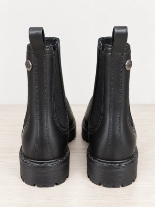 Botines de agua negros mujer suela track