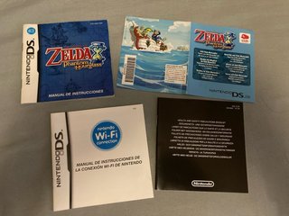 Zelda Phantom Hourglass Nintendo DS Manuales