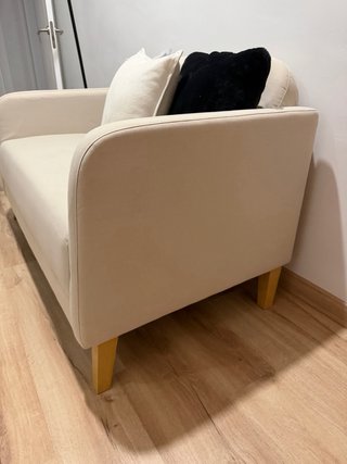Sofá beige 2 plazas Ikea
