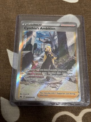 Carta Pokémon Cynthia's Ambition GG60/GG70