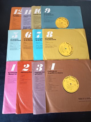 Tesoros de la Música española 12 vinilos completa
