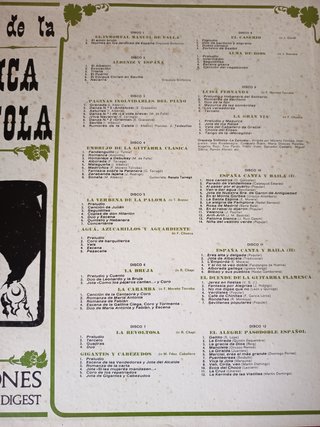 Tesoros de la Música española 12 vinilos completa