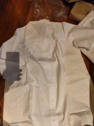 Batas Blancas y azules de varias Tallas y Modelos