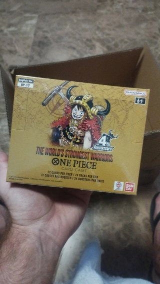 One Piece OP-17 Booster pack sellado inglés