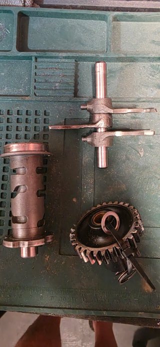 Cambio Bultaco Sherpa T 5 marchas completo