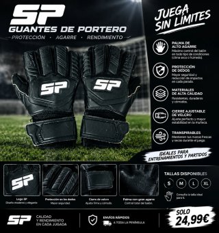 Guantes de Portero SP Negros