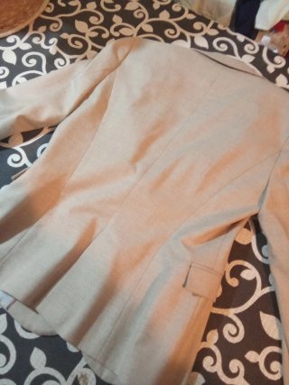Americana Zara Lino/Algodón Talla S