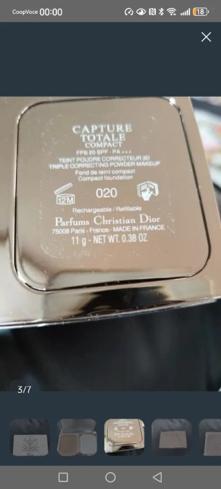 Dior Capture Totale Compact Fondotinta Beige