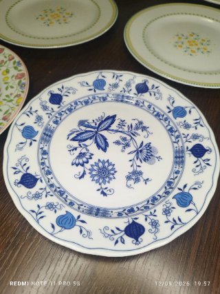 10 Platos Postre Vintage Porcelana