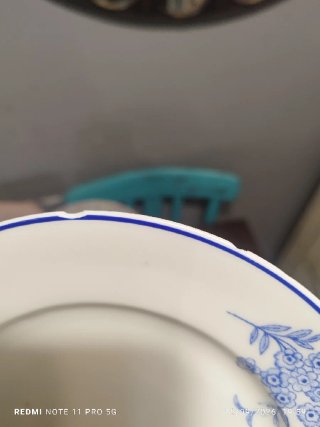 10 Platos Postre Vintage Porcelana
