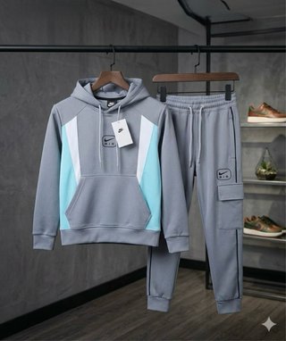 Chándal Nike Negro y Verde Talla M