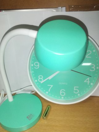 Lámpara y Reloj Set Oxford