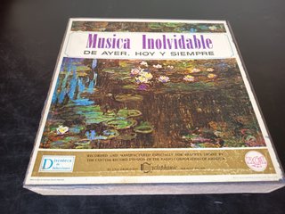 Estuche 12 Vinilos Música Inolvidable