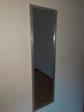 Espejo decorativo marco plateado