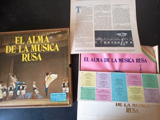 Estuche 9 Vinilos El Alma de la Música Rusa