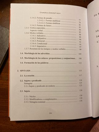 Gramática elemental vasca Cómo es la estructura...