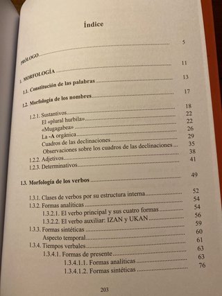 Gramática elemental vasca Cómo es la estructura...