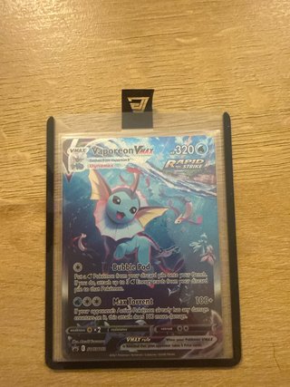 Vaporeon VMAX SWSH182 Carta Pokémon Inglés