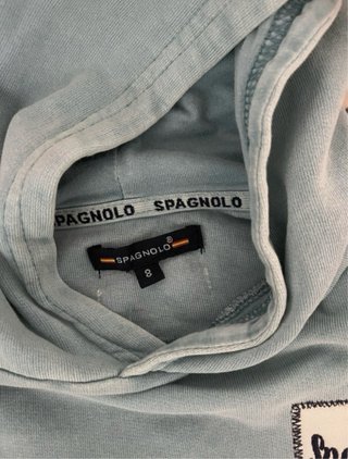 Sudadera Spagnolo Niño Azul Claro.