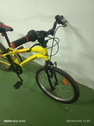 Bicicleta Infantil Megamo Junior 20 Amarilla